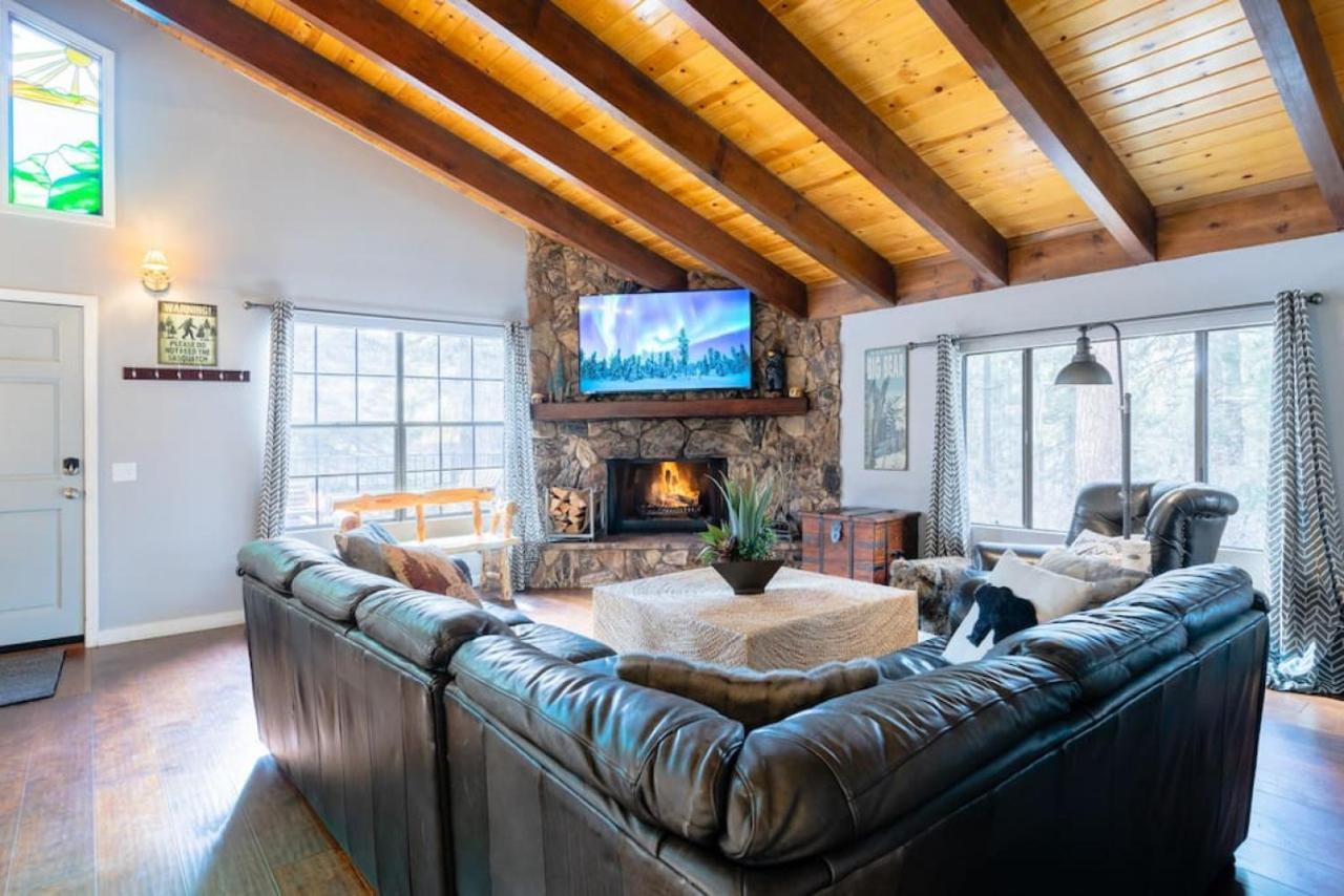 Winter Getaway Spa Fire-Table Close To Slopes Big Bear Lake Exterior foto