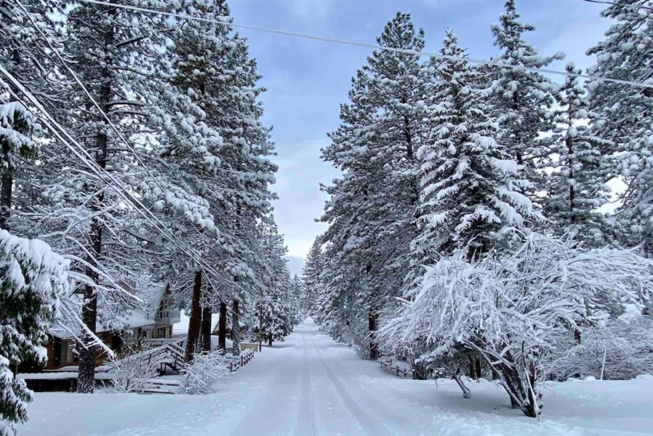 Winter Getaway Spa Fire-Table Close To Slopes Big Bear Lake Exterior foto