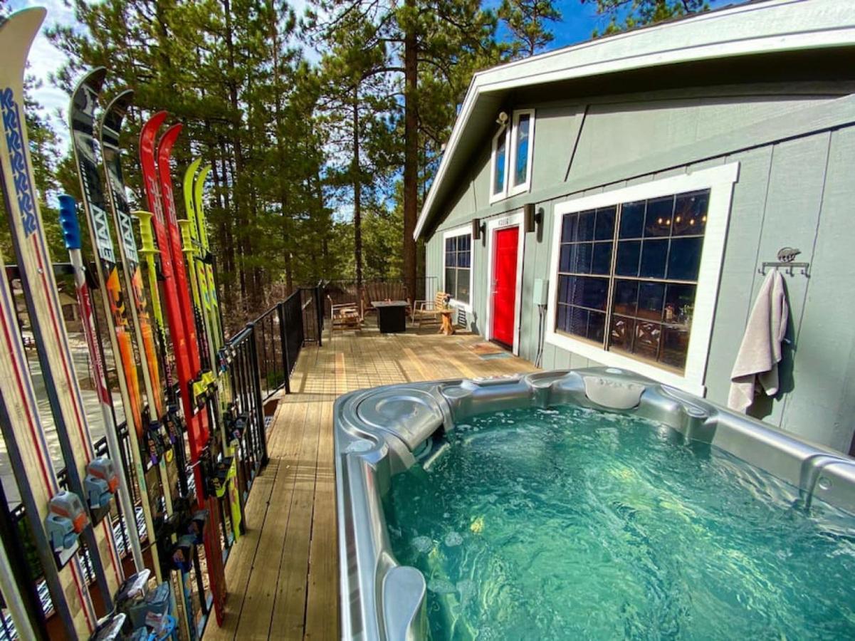 Winter Getaway Spa Fire-Table Close To Slopes Big Bear Lake Exterior foto