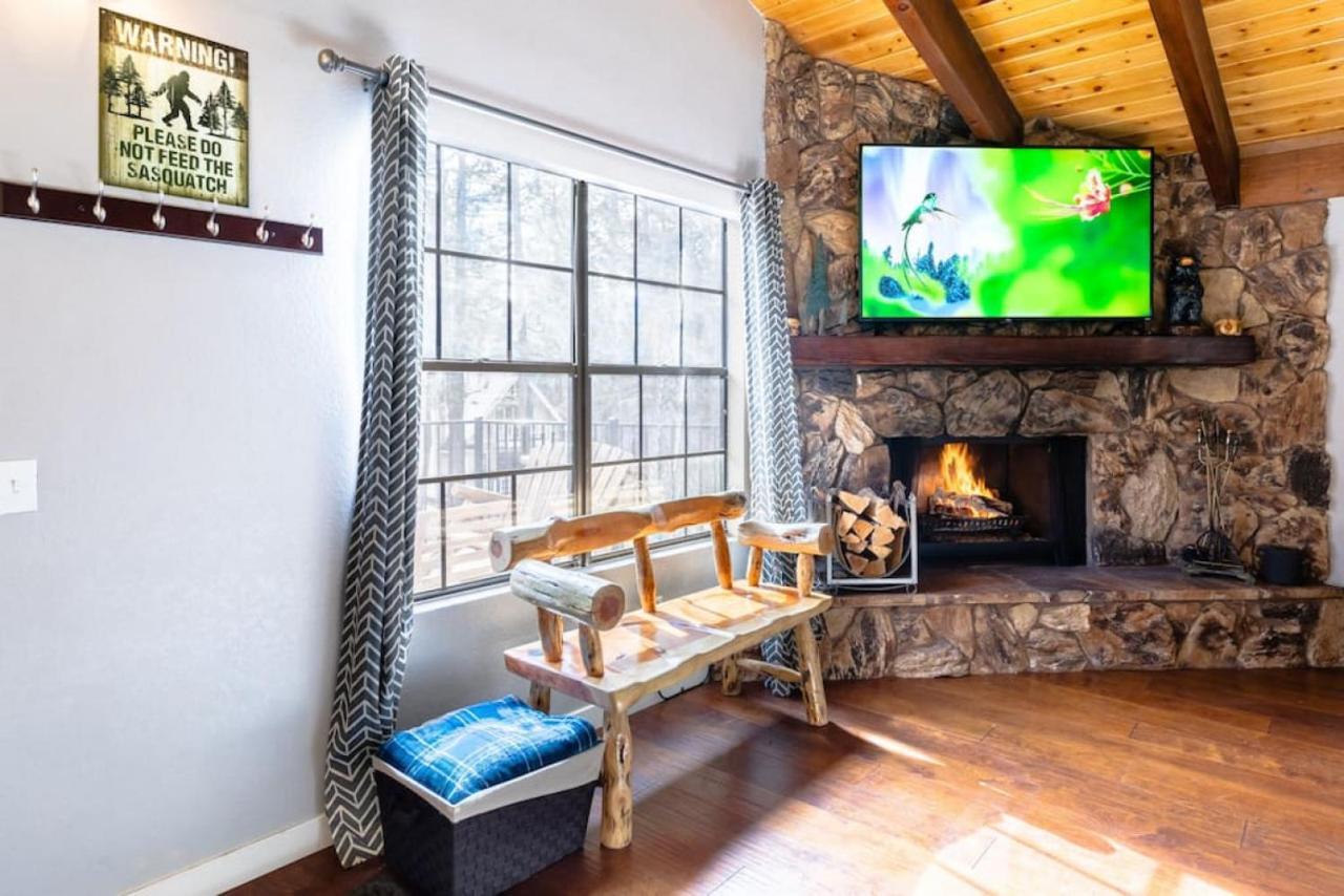Winter Getaway Spa Fire-Table Close To Slopes Big Bear Lake Exterior foto
