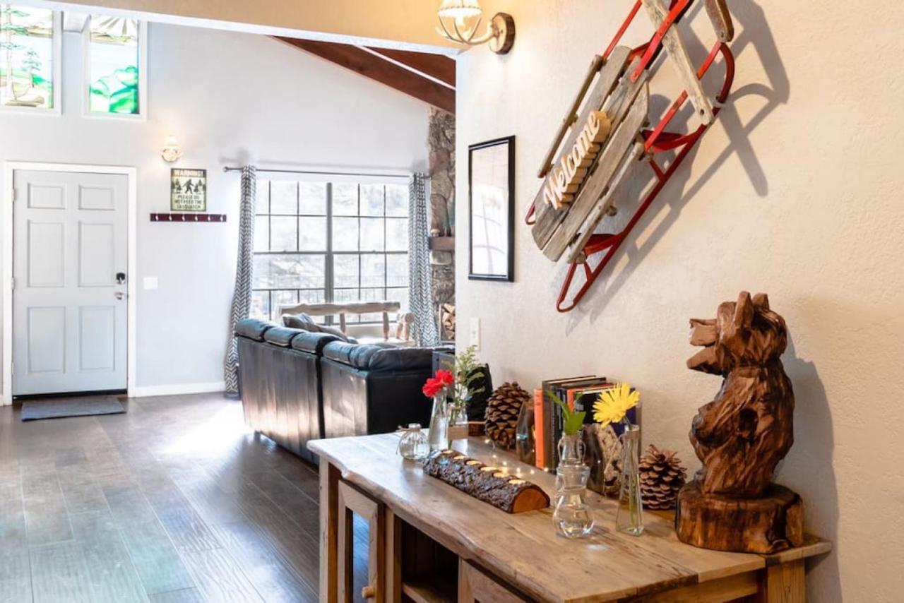 Winter Getaway Spa Fire-Table Close To Slopes Big Bear Lake Exterior foto